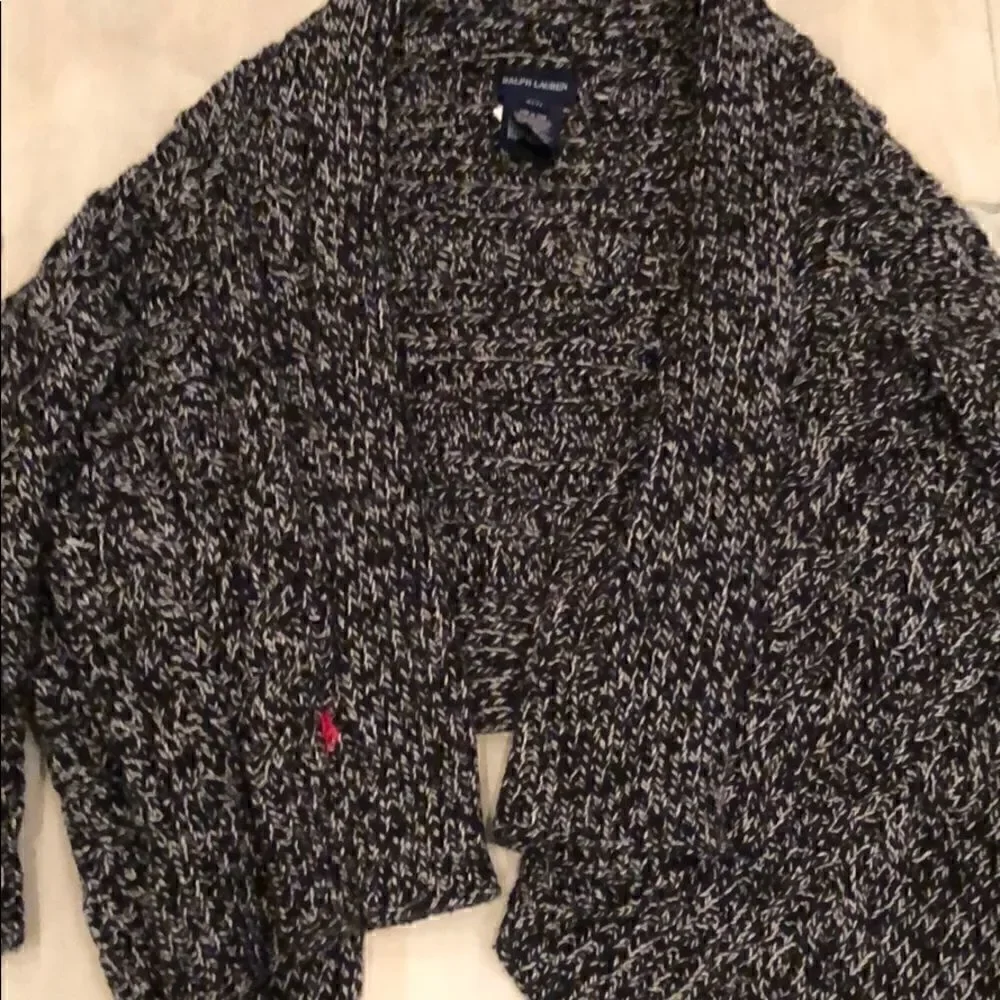 Ralph Lauren cascade open front sweater Small 7